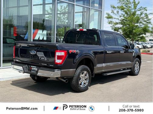 Antimatter Blue Metallic 2021 Ford F-150 Lariat