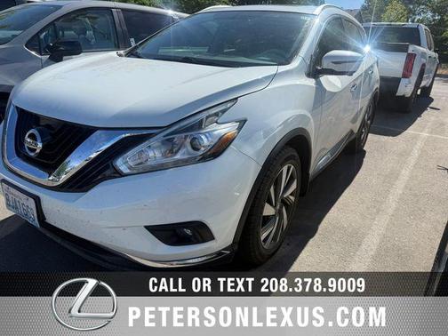 Pearl White 2016 Nissan Murano Platinum