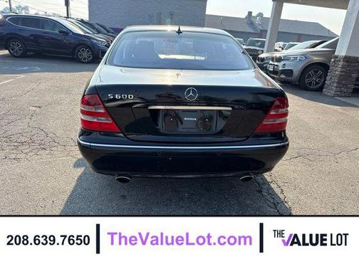 Black Opal Metallic 2001 Mercedes-Benz S-Class S 600