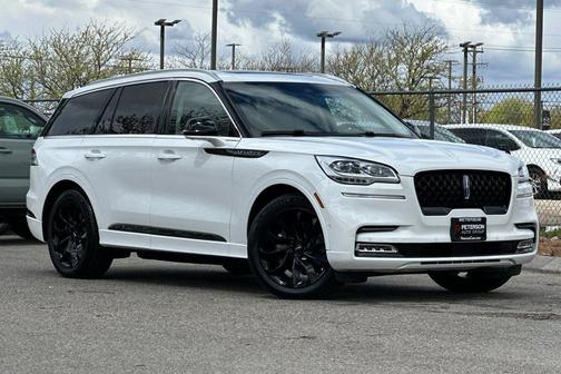 Pristine White Metallic Tri-Coat 2020 Lincoln Aviator Grand Touring AWD