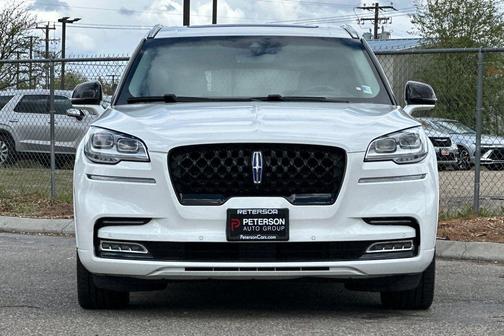 Pristine White Metallic Tri-Coat 2020 Lincoln Aviator Grand Touring AWD