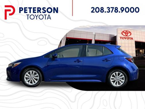 Blue Crush Metallic 2025 Toyota Corolla SE