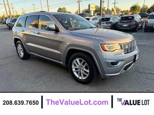 Billet Silver Metallic Clearcoat 2017 Jeep Grand Cherokee Overland