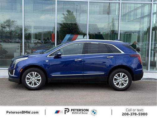 Opulent Blue Metallic 2025 Cadillac XT5 Luxury