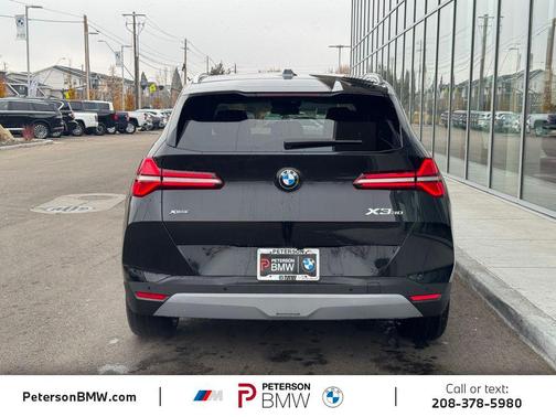 Black Sapphire Metallic 2026 BMW X3 30 xDrive