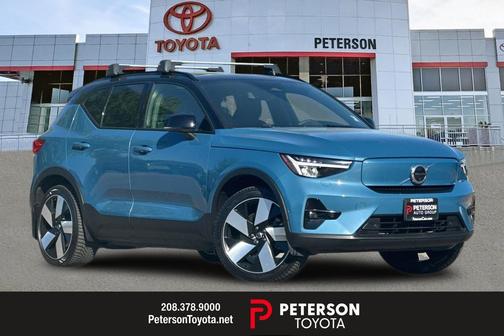 Fjord Blue Metallic 2023 Volvo XC40 Recharge Pure Electric Twin Ultimate