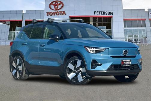 Fjord Blue Metallic 2023 Volvo XC40 Recharge Pure Electric Twin Ultimate