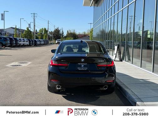 Jet Black 2025 BMW 330 xDrive