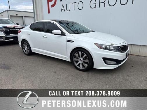 Snow White Pearl 2013 Kia Optima SX