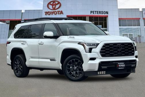 Wind Chill Pearl 2025 Toyota Sequoia Platinum