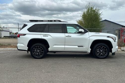 Wind Chill Pearl 2025 Toyota Sequoia Platinum