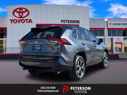 Magnetic Gray Metallic/Midnight Black Metallic 2025 Toyota RAV4 Plug-In Hybrid XSE