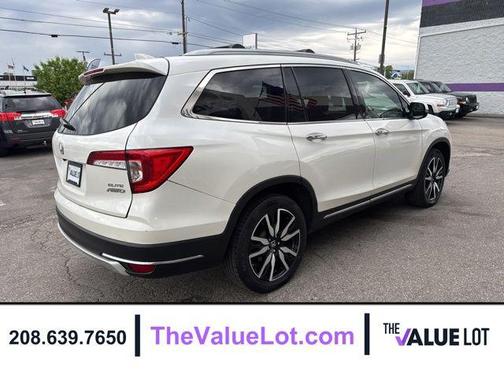 White Diamond Pearl 2019 Honda Pilot Elite