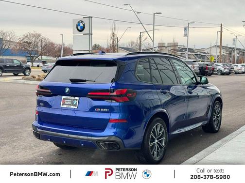 Marina Bay Blue Metallic 2026 BMW X5 M60i