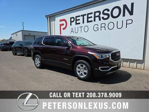 Black Cherry Metallic 2017 GMC Acadia SLE-1