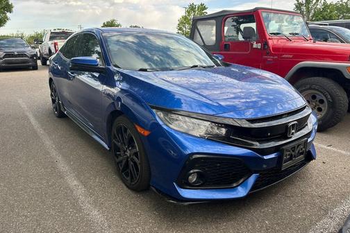 Aegean Blue Metallic 2017 Honda Civic Sport Touring