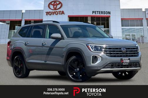 Silver Mist Metallic 2025 Volkswagen Atlas 2.0T SE w/Technology 4MOTION
