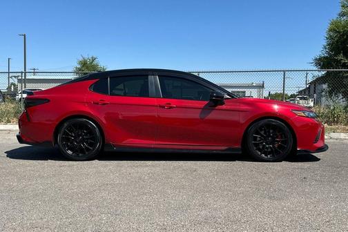 Supersonic Red/Midnight Black Metallic 2020 Toyota Camry TRD V6