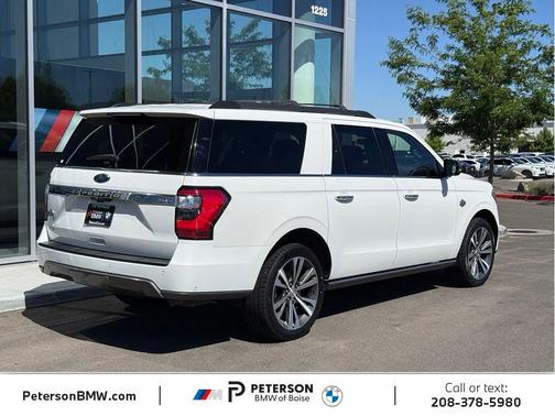 Star White Metallic Tri-Coat 2021 Ford Expedition Max King Ranch