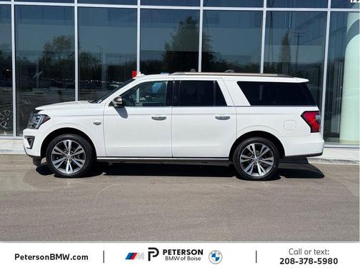 Star White Metallic Tri-Coat 2021 Ford Expedition Max King Ranch