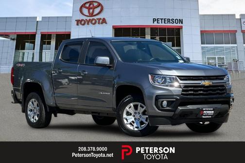 Satin Steel Metallic 2021 Chevrolet Colorado LT