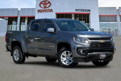 Satin Steel Metallic 2021 Chevrolet Colorado LT