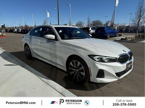 White 2025 BMW 330 xDrive