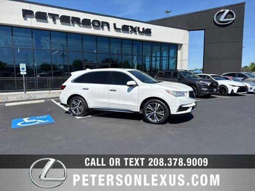 Platinum White Pearl 2020 Acura MDX 3.5L w/Technology Package