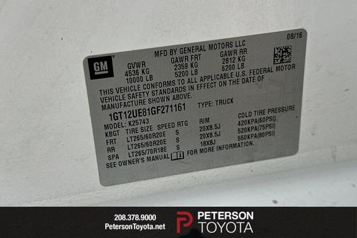 2016 GMC Sierra 2500 Denali