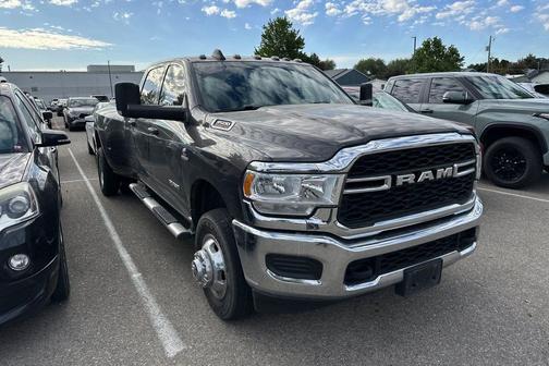 Granite Crystal Metallic Clearcoat 2021 RAM 3500 Tradesman Crew Cab 4x4 8' Box
