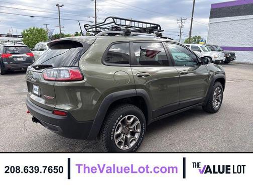 Olive Green Pearlcoat 2021 Jeep Cherokee Trailhawk