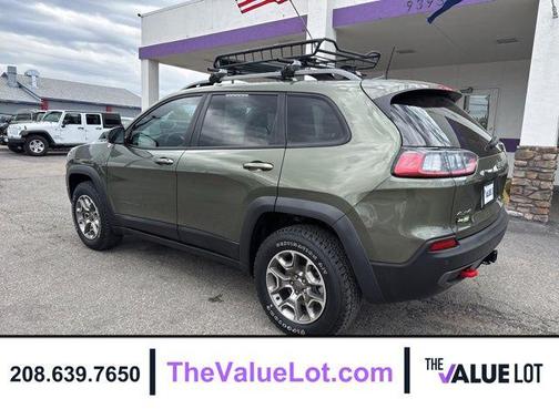 Olive Green Pearlcoat 2021 Jeep Cherokee Trailhawk