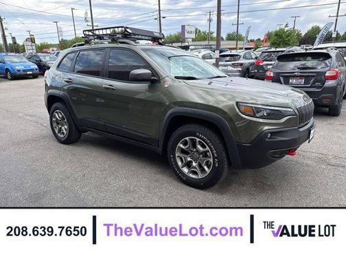 Olive Green Pearlcoat 2021 Jeep Cherokee Trailhawk