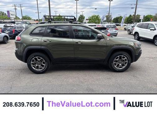 Olive Green Pearlcoat 2021 Jeep Cherokee Trailhawk
