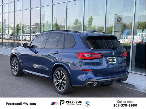 Phytonic Blue Metallic 2023 BMW X5 M50i