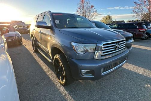 Shoreline Blue Pearl 2019 Toyota Sequoia Platinum
