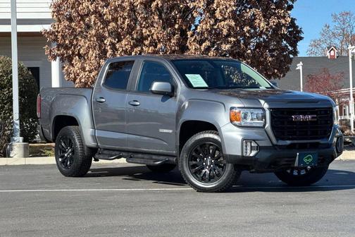 Satin Steel Metallic 2021 GMC Canyon Elevation