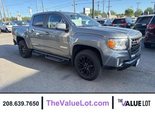 Satin Steel Metallic 2021 GMC Canyon Elevation