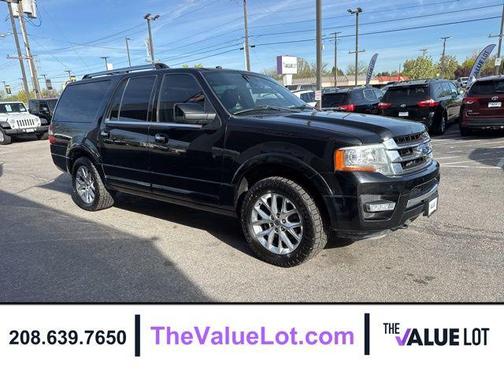 Shadow Black 2017 Ford Expedition EL Limited