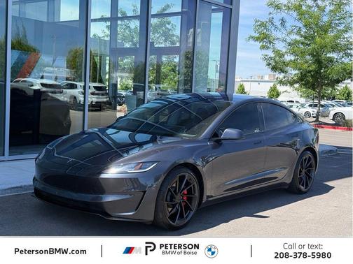 Stealth Grey 2024 Tesla Model 3 Performance