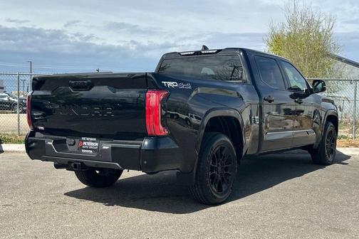 Midnight Black Metallic 2025 Toyota Tundra Platinum