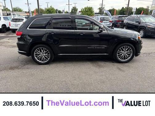 Diamond Black Crystal Pearlcoat 2018 Jeep Grand Cherokee Summit