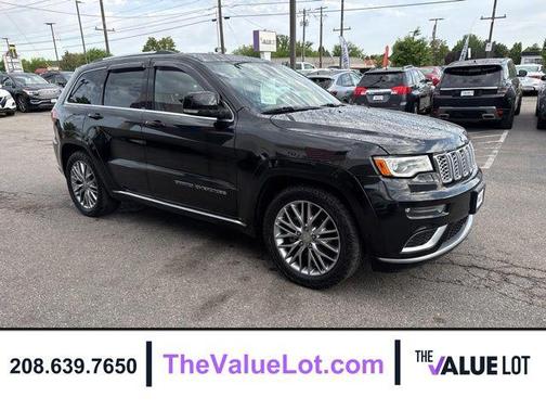 Diamond Black Crystal Pearlcoat 2018 Jeep Grand Cherokee Summit
