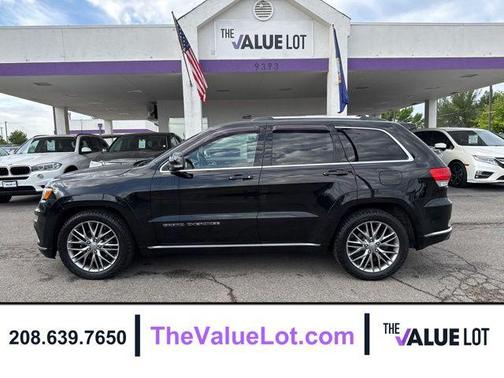 Diamond Black Crystal Pearlcoat 2018 Jeep Grand Cherokee Summit
