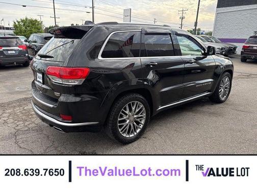 Diamond Black Crystal Pearlcoat 2018 Jeep Grand Cherokee Summit