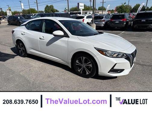Aspen White Tricoat 2020 Nissan Sentra SV