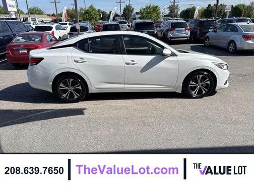 Aspen White Tricoat 2020 Nissan Sentra SV