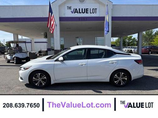 Aspen White Tricoat 2020 Nissan Sentra SV