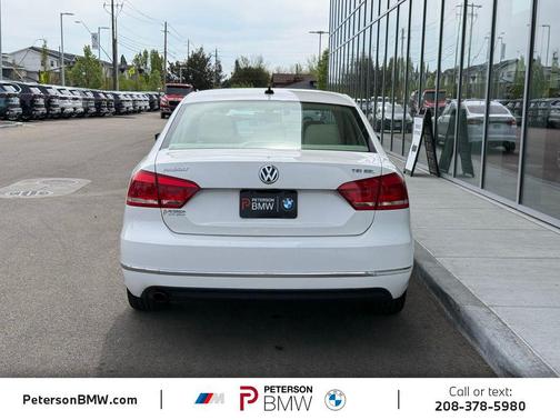 Candy White 2014 Volkswagen Passat 1.8T Auto SEL Premium