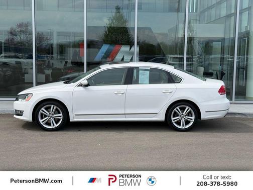 Candy White 2014 Volkswagen Passat 1.8T Auto SEL Premium